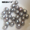 10-11mm Grey Nugget Baroque Freshwater Loose Pearls, AAAA