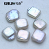 10*10mm White Square Freshwater Loose Pearls, AAAA