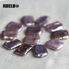 15*20mm Lavender Square Baroque Freshwater Loose Pearls, AAAA