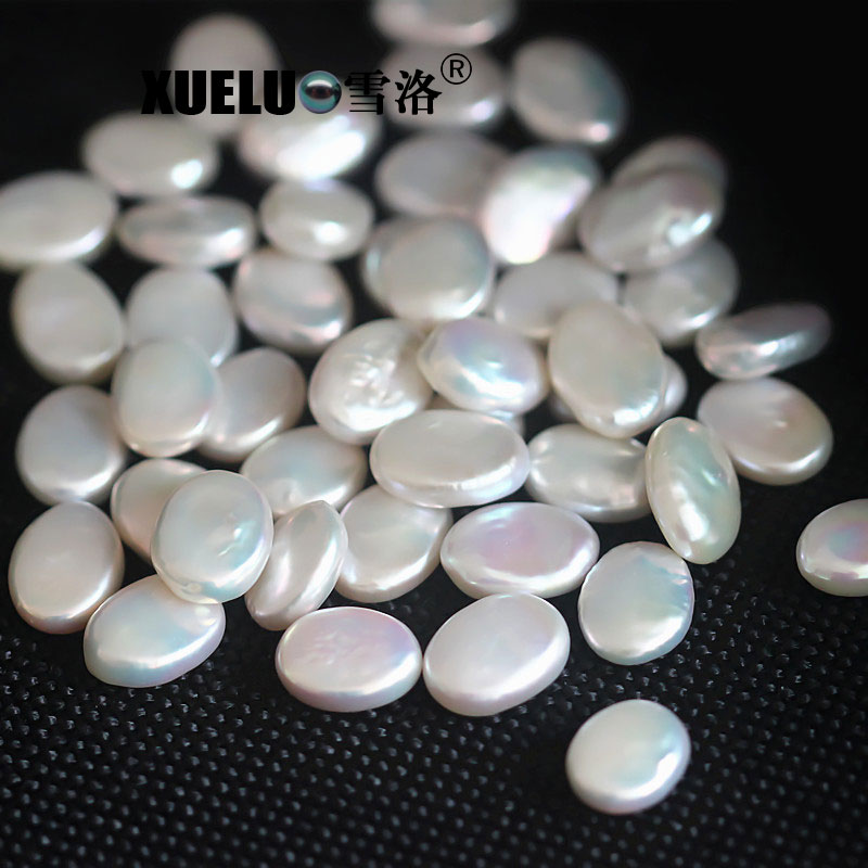 10*10mm White Baroque Freshwater Loose Pearls, AAAA