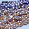 Length(25-30mm)*Width(14-16mm) Multicolor Baroque Freshwater Pearl Strings AAA high quality