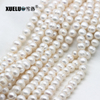 6-7mm White Round Freshwater Pearl Strings Cheap Quality