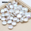 13-14mm White Coin Freshwater Loose Pearls, AAAA Quality