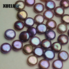 13-14mm Multicolor Coin Freshwater Loose Pearls, AAAA