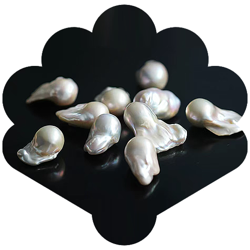 baroque freshwater pearls with irregular natural shapes