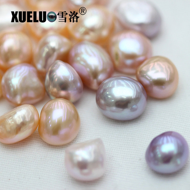 10-11mm Multicolor Nugget Baroque Freshwater Loose Pearls, AAAA