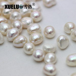 11-12mm White Nugget Baroque Freshwater Loose Pearls, AAAA