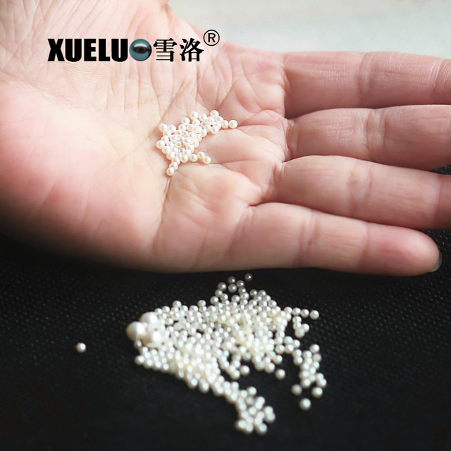 3mm White Round Freshwater Loose Pearls, AAAA
