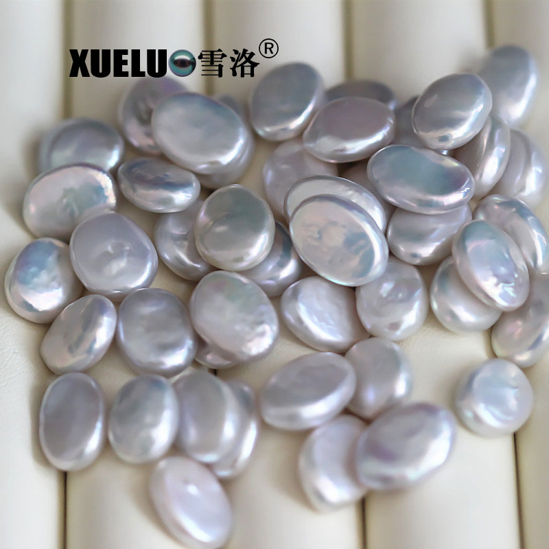 10*10mm White Baroque Freshwater Loose Pearls, AAAA