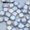 10*10mm White Square Freshwater Loose Pearls, AAAA