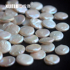 18-20mm White Large Coin Baroque Freshwater Loose Pearls, AA