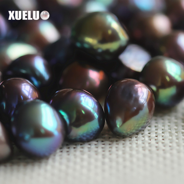 10-11mm Multicolor Baroque Freshwater Loose Pearls, AAAA