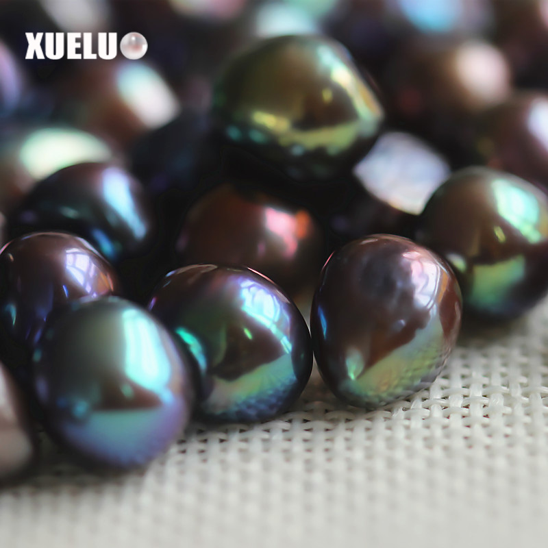 10-11mm Multicolor Baroque Freshwater Loose Pearls, AAAA
