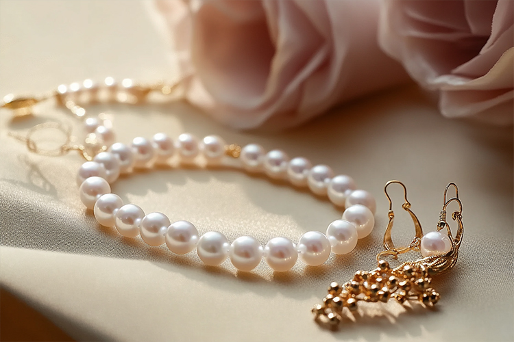 custom pearl necklace and earrings solutions for jewelry brands