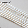 6-7mm White/Lavender/Pink Oval/Rice Freshwater Pearl Strings Medium Quality 