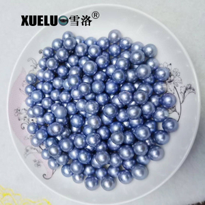 8-9mm Sky Blue Perfect Round Freshwater Loose Pearls, AAAA