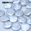 15-18mm White Big Baroque Coin Freshwater Loose Pearls, AAA