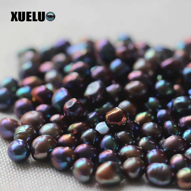 10-11mm Multicolor Baroque Freshwater Loose Pearls, AAAA