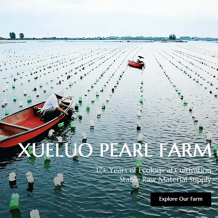 Xueluo freshwater pearl farm in Zhuji China