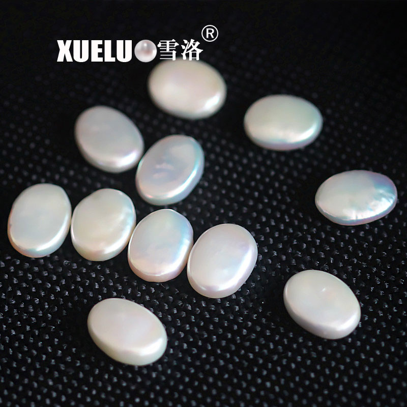 10*10mm White Baroque Freshwater Loose Pearls, AAAA