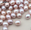 8-9mm White/Lavender/Pink Oval Freshwater Loose Pearls, AAAA
