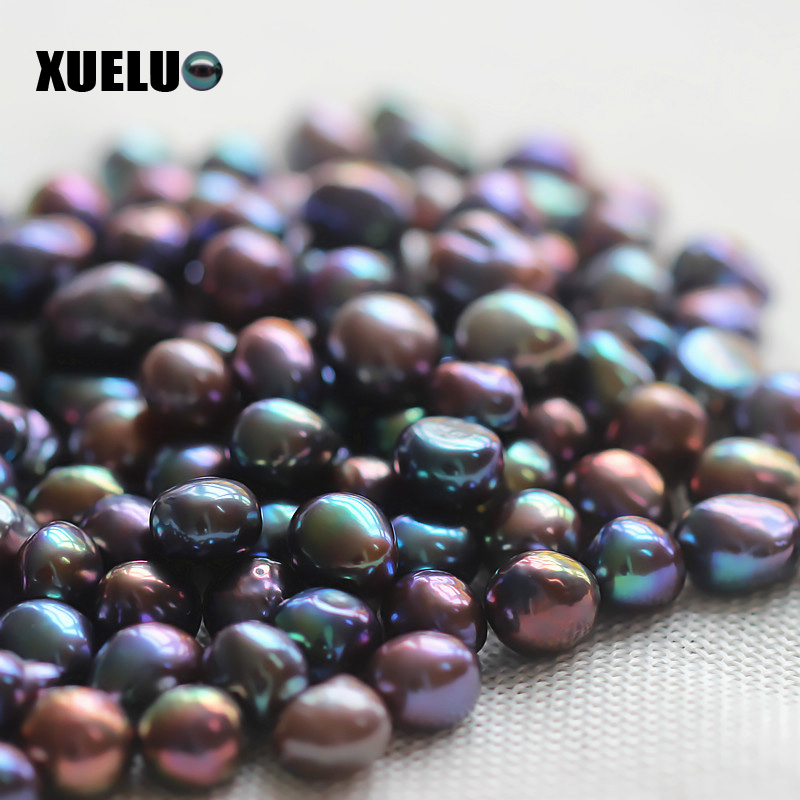 10-11mm Multicolor Baroque Freshwater Loose Pearls, AAAA