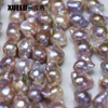 Length(25-30mm)*Width(14-16mm) Multicolor Baroque Freshwater Pearl Strings AAA 